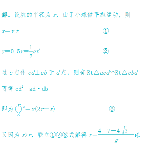 平抛运动的分运动_平抛运动及类平抛运动常见问题_类平抛运动