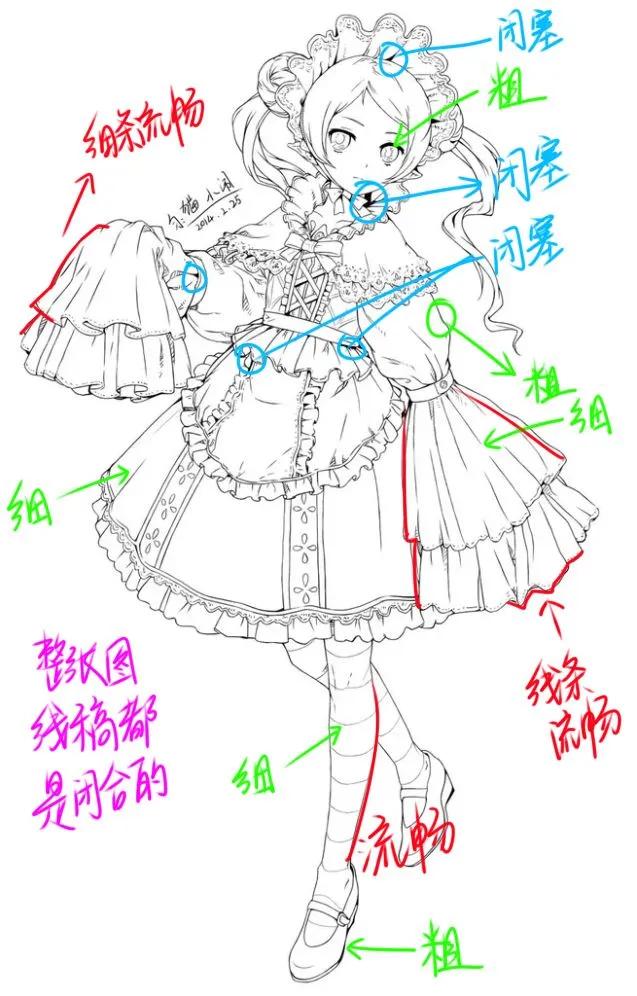 线条基础训练_线条基础知识_线条练习基本常识